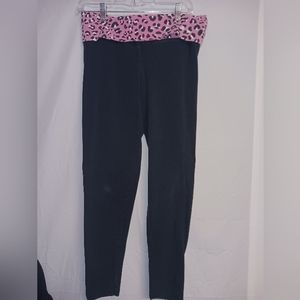 PINK by Victoria's Secret Joggers Embellished Foldover waist sz LG